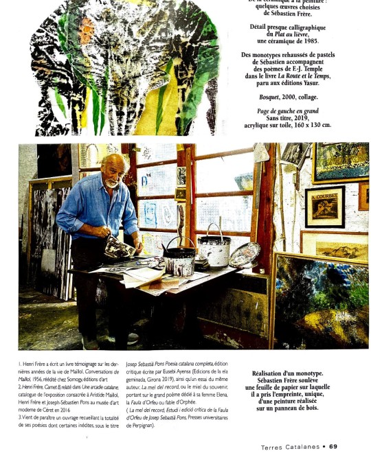 Page 8 de l'article Terres Catalanes qui a pour sujet Sébastien Frère. Page 8 de l'article Terres Catalanes qui a pour sujet Sébastien Frère.